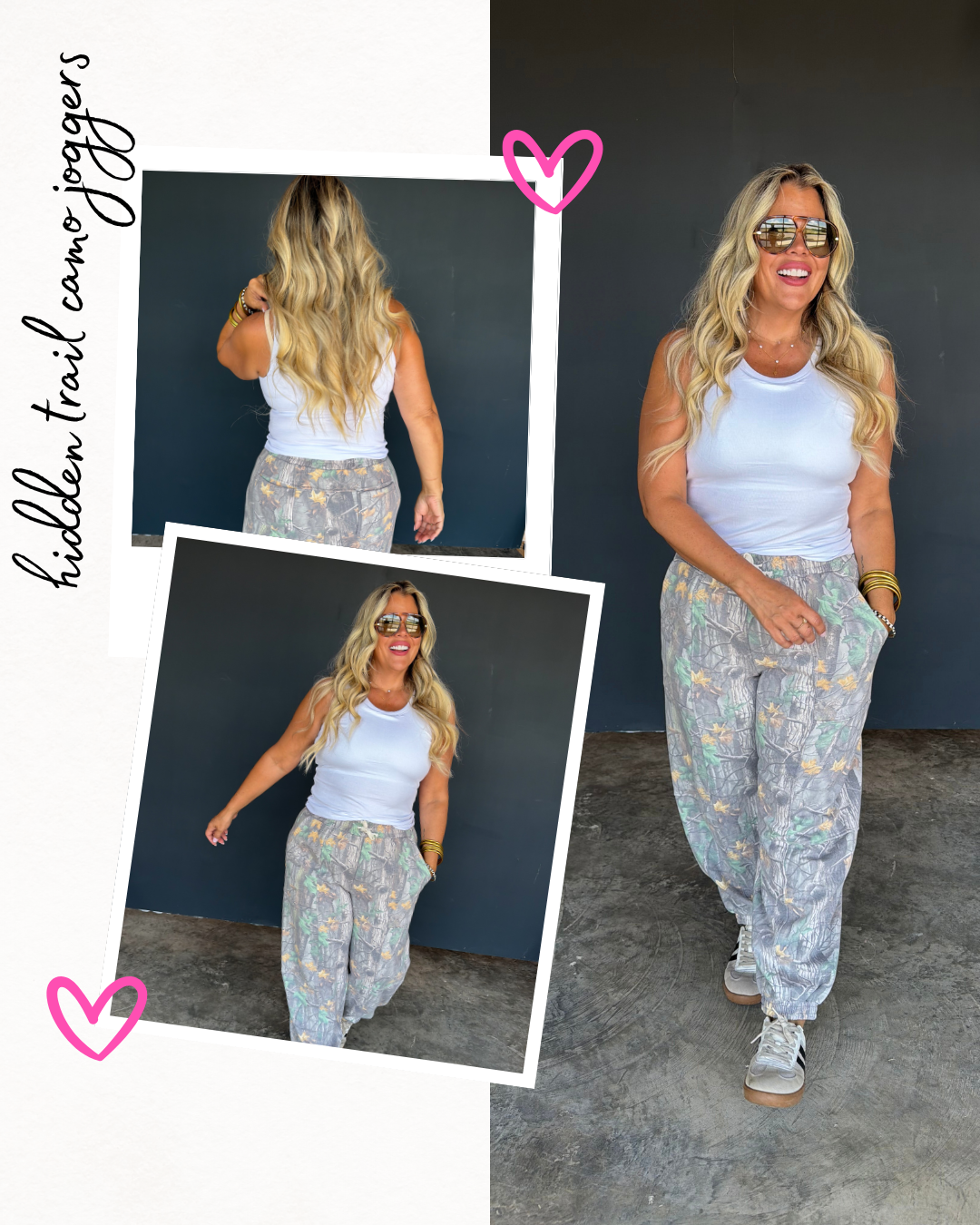 PREORDER- HIDDEN TRAIL CAMO JOGGERS