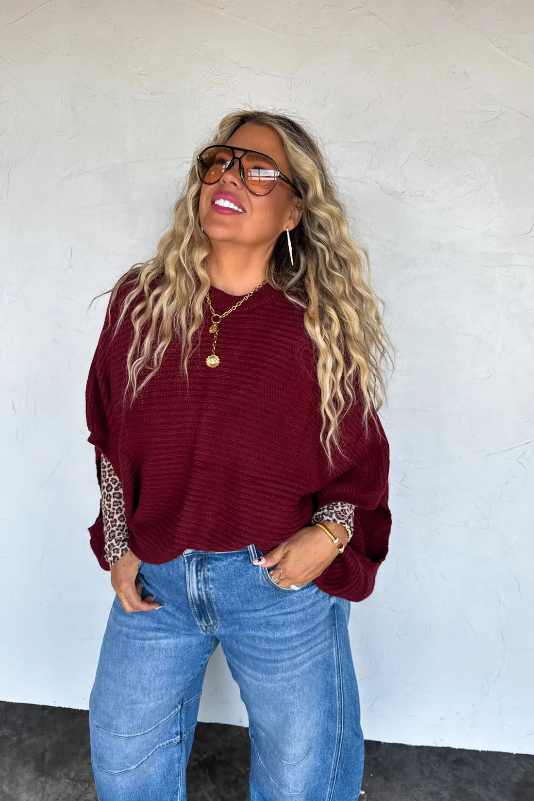 PREORDER- FALL MEG PULLOVER PONCHO-ETA MID NOV