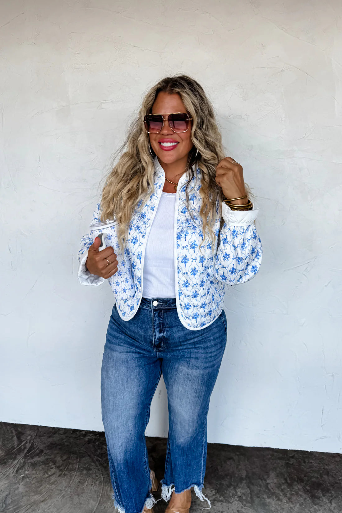 PREORDER- FLORA JANE QUILTED JACKET-ETA MID SEPT