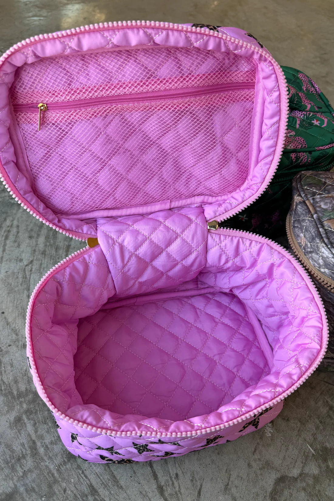 Quilted Makeup Bags