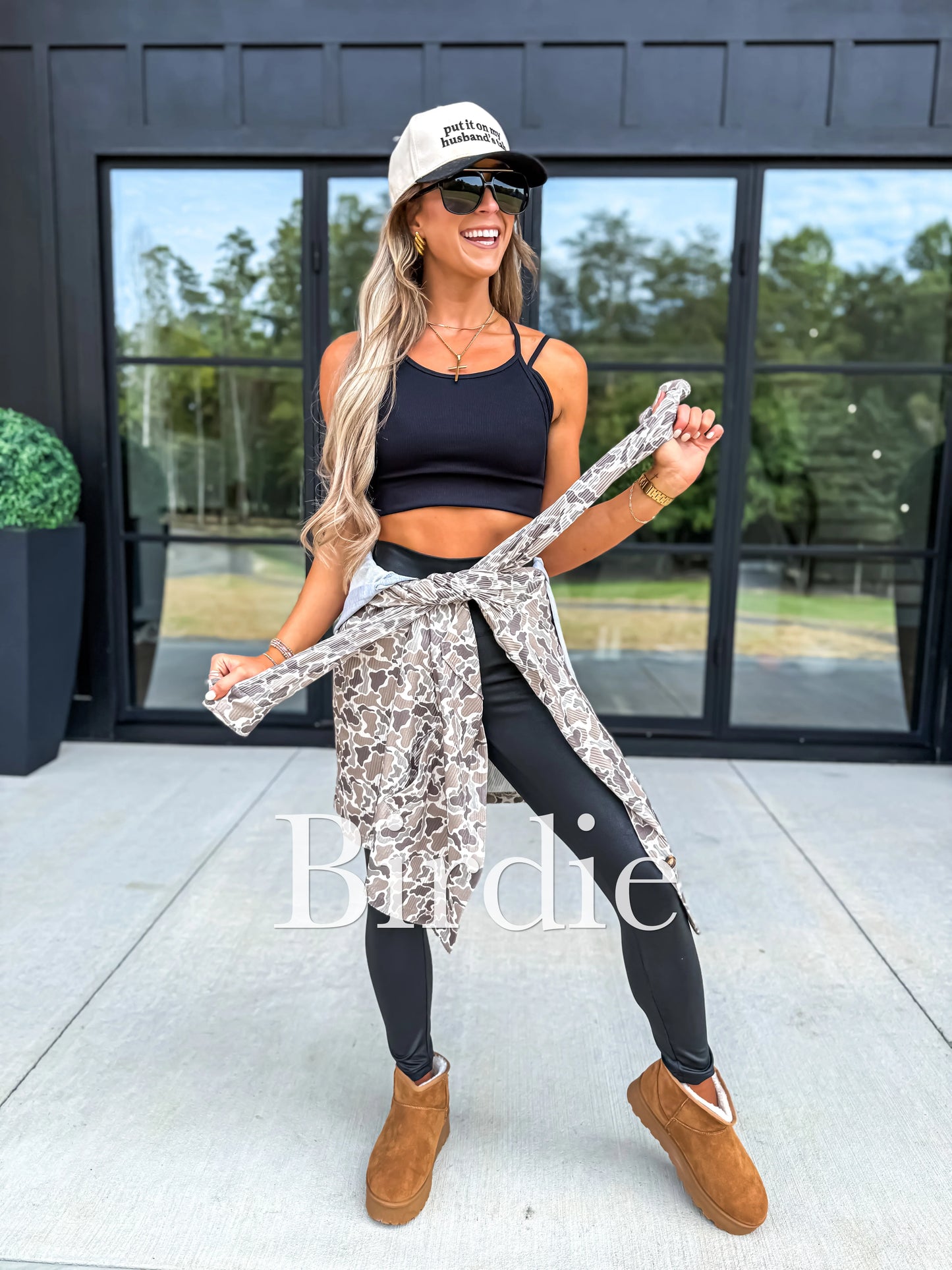 BIRDIE PREORDER Yoga Pants in Black