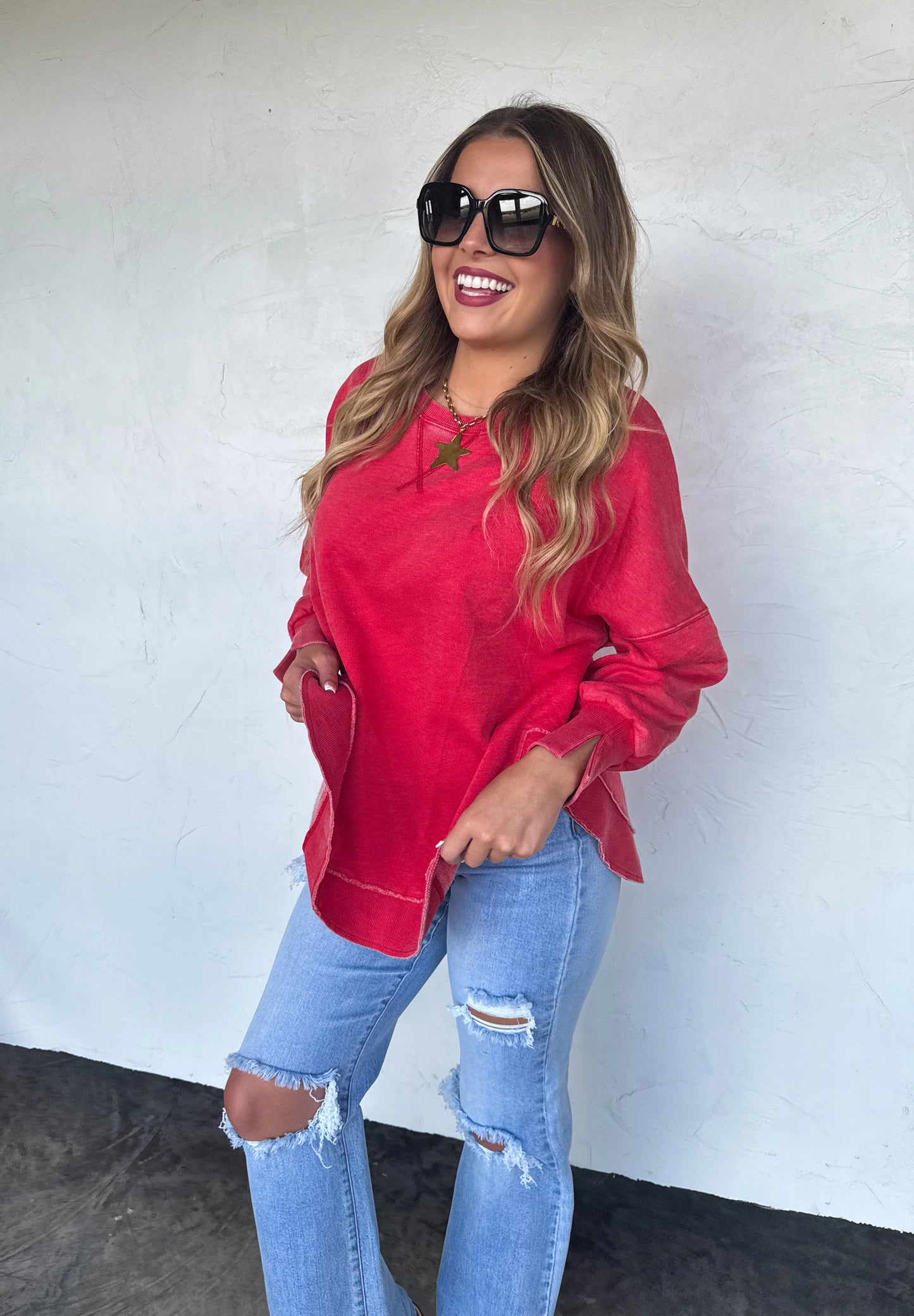 PREORDER- JOSS WASHED SWEATSHIRT-ETA WEEK OF 11/17