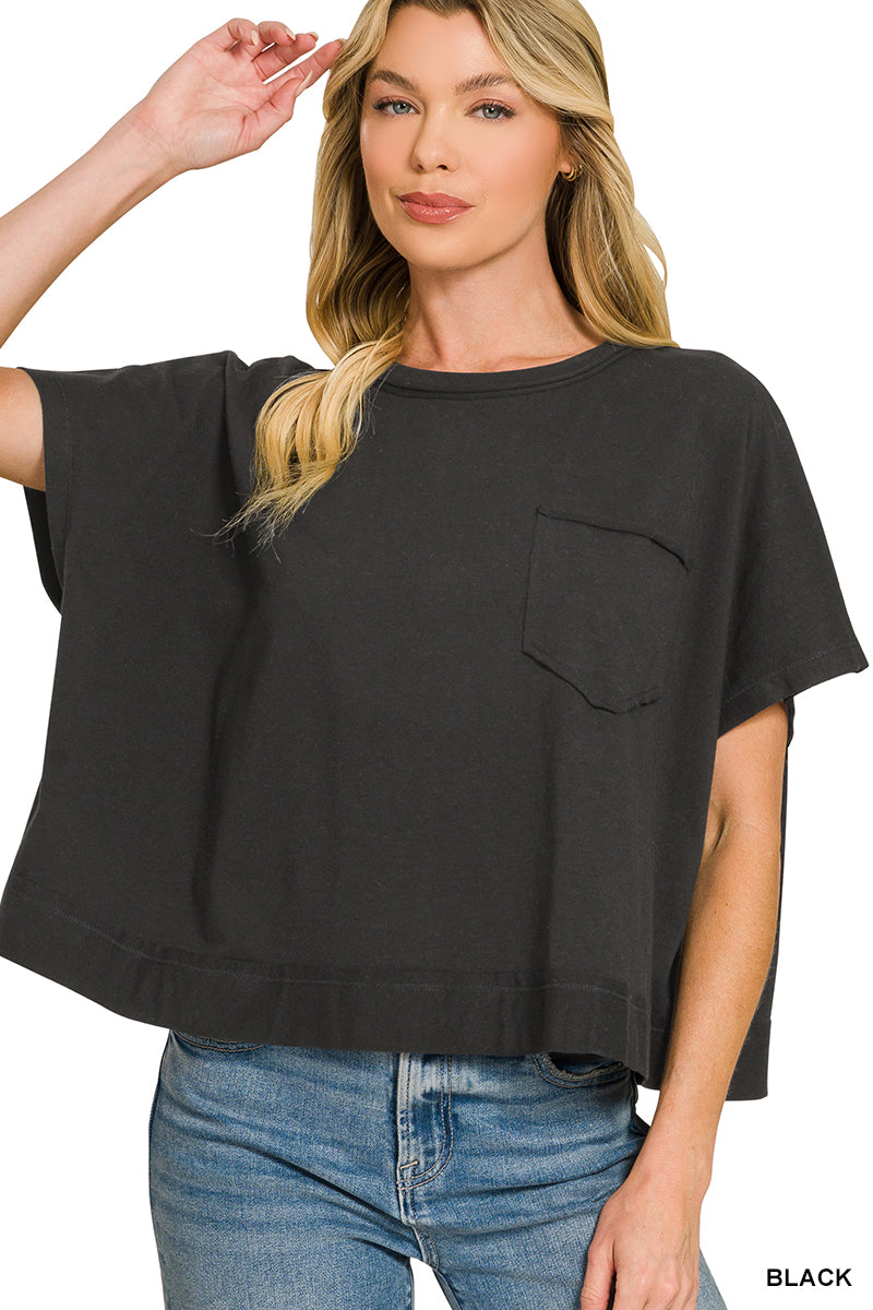Zenana Boxy Basic Tops