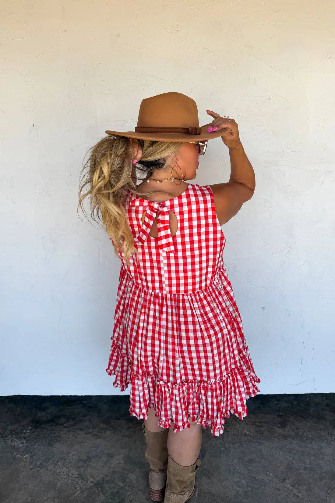Harvest Gingham Dress