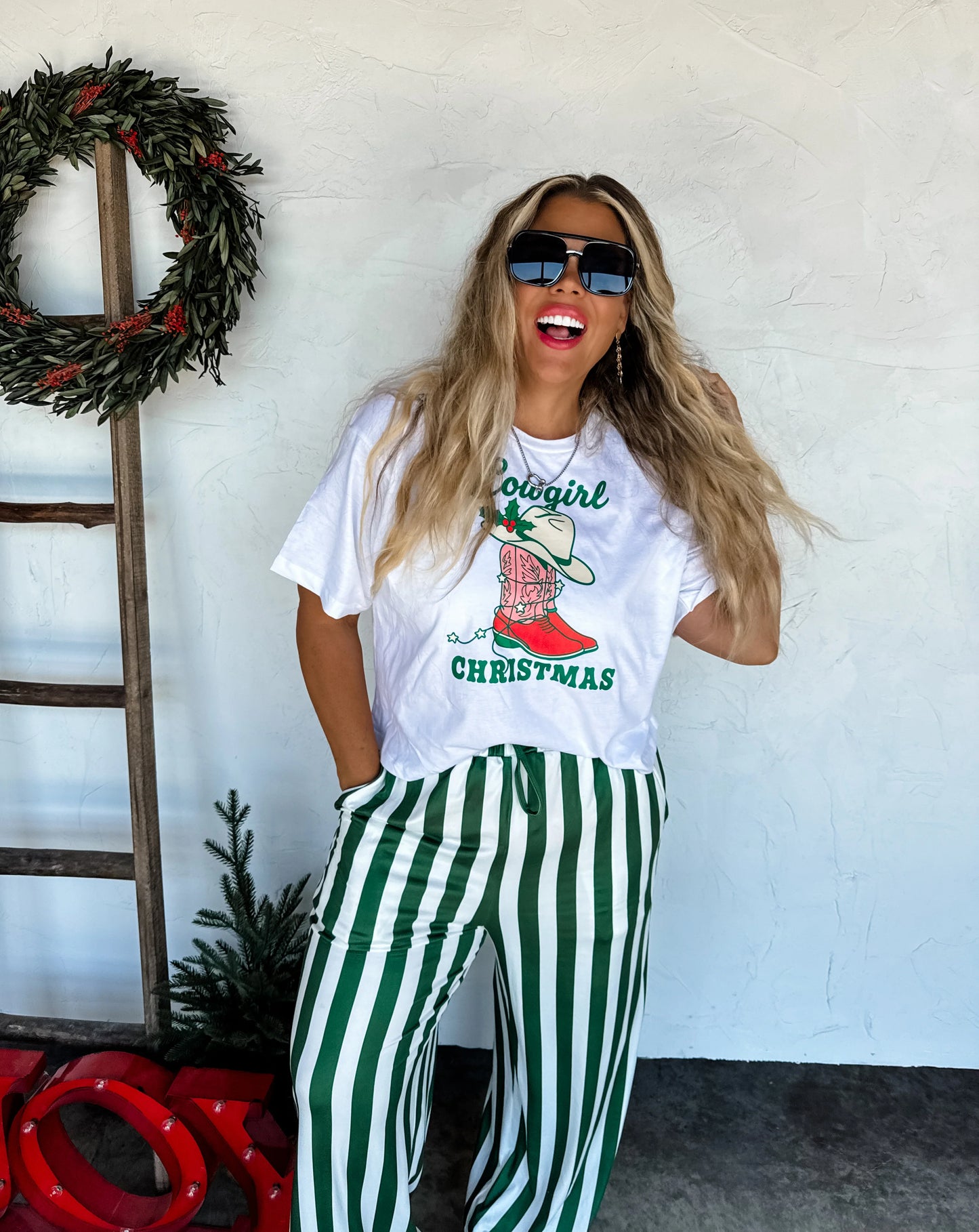 PREORDER- COWGIRL CHRISTMAS GRAPHIC TEES