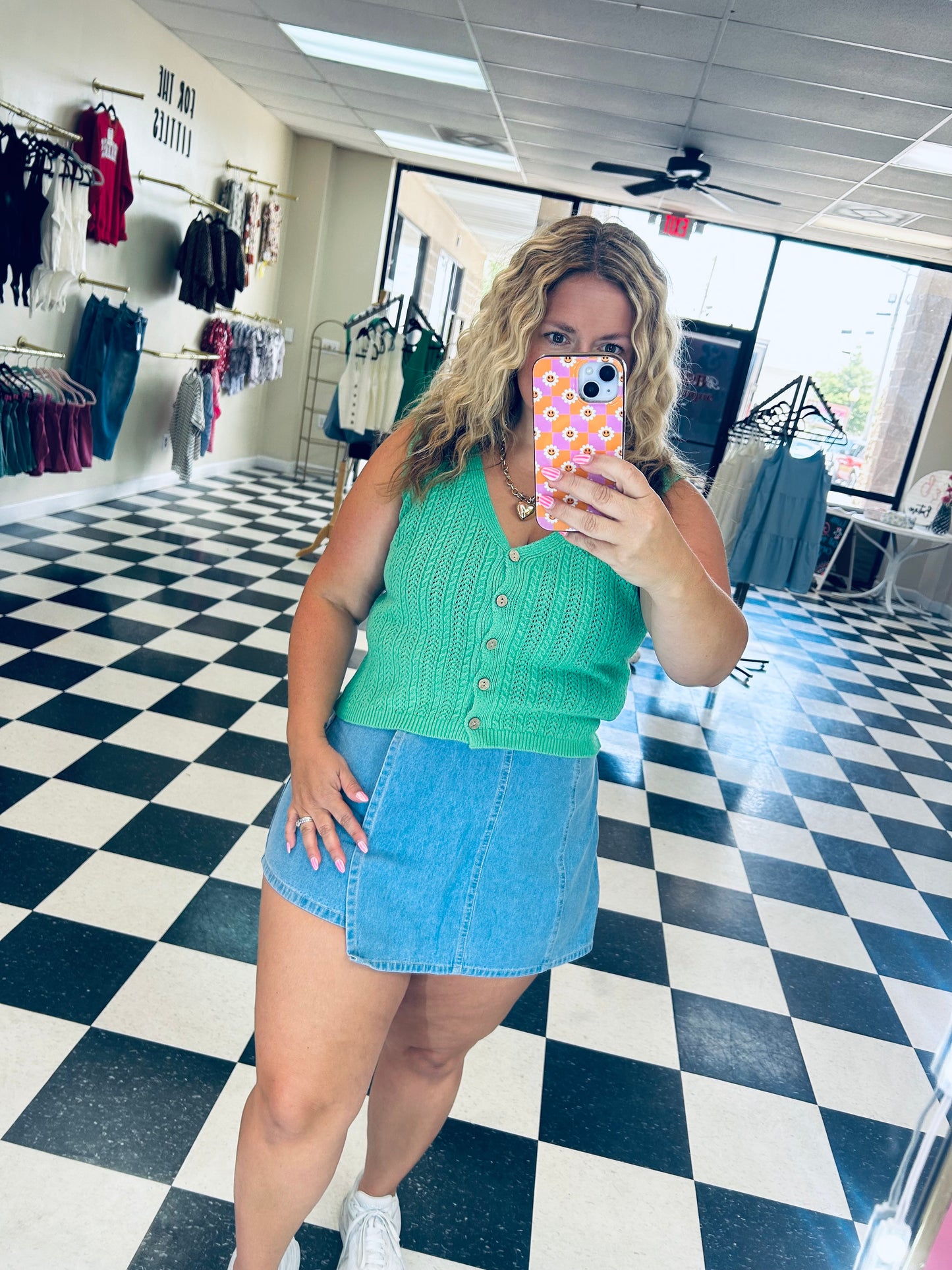 Denim Days Skort