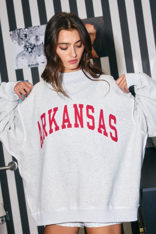AR/Arkansas Reversible Sweatshirt- Preorder ETA Mid-End Sept