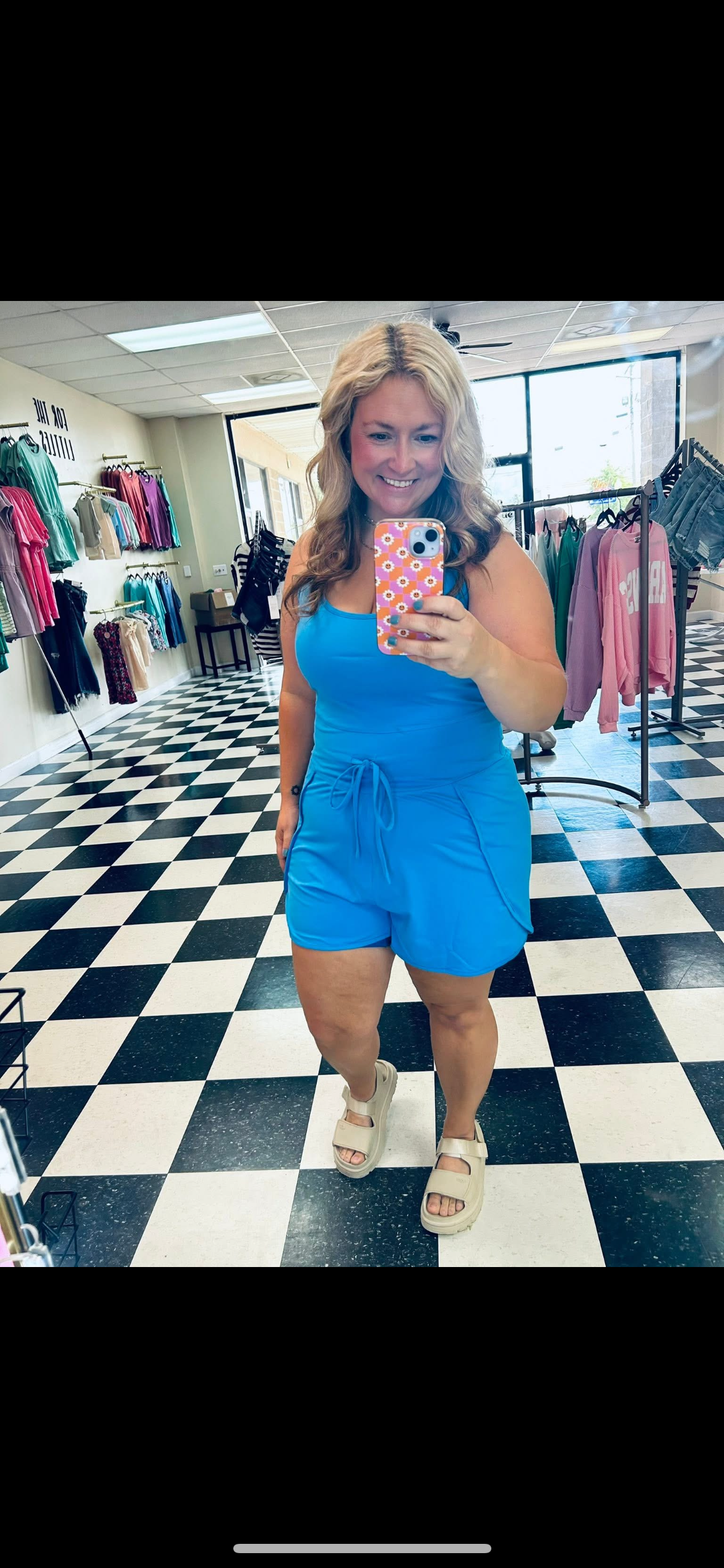 Blue Lagoon Athletic Romper