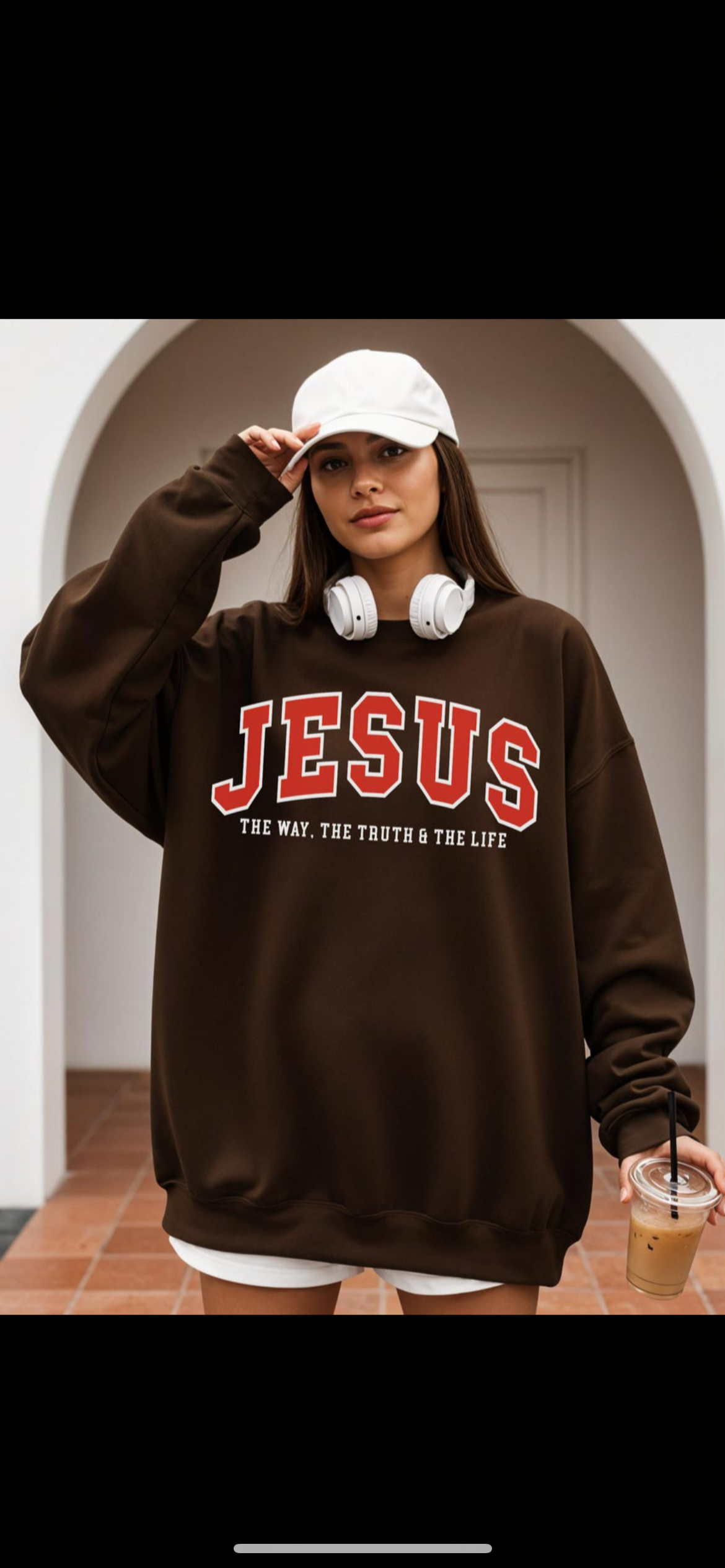 Jesus The Way The Truth Crewneck