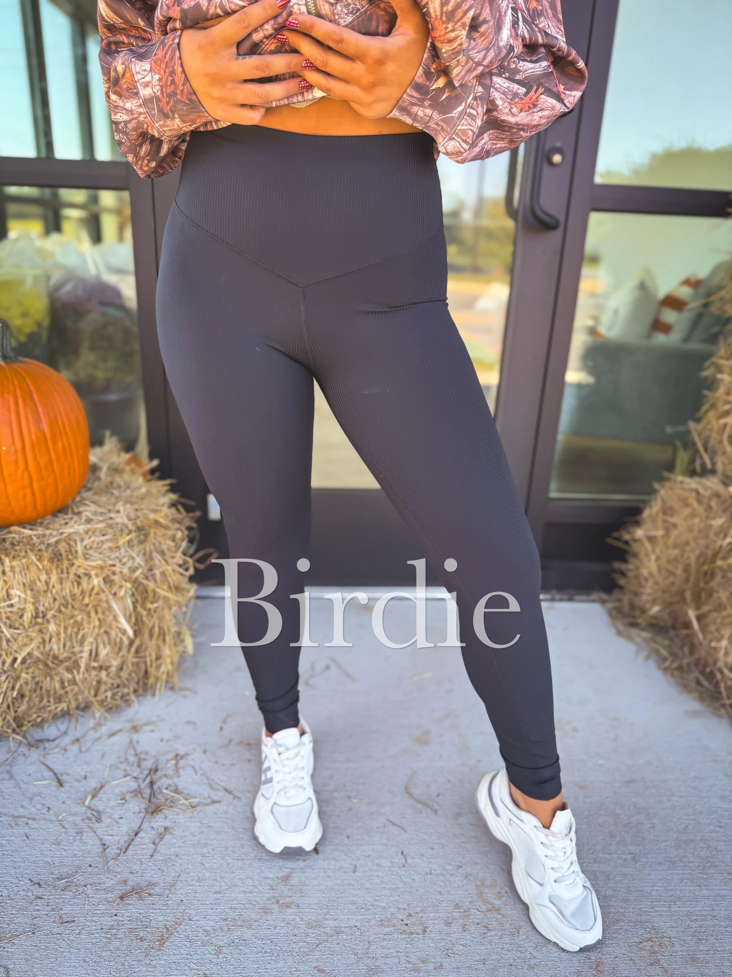 BIRDIE PREORDER Ribbed Leggings in Black🖤🖤