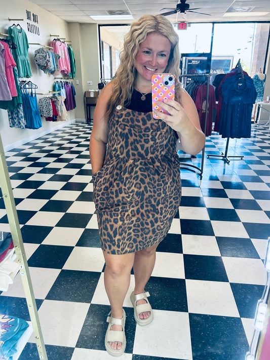 Blakeley Wild Thang Cheetah Skirt Romper