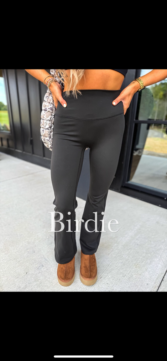 BIRDIE PREORDER Yoga Pants in Black