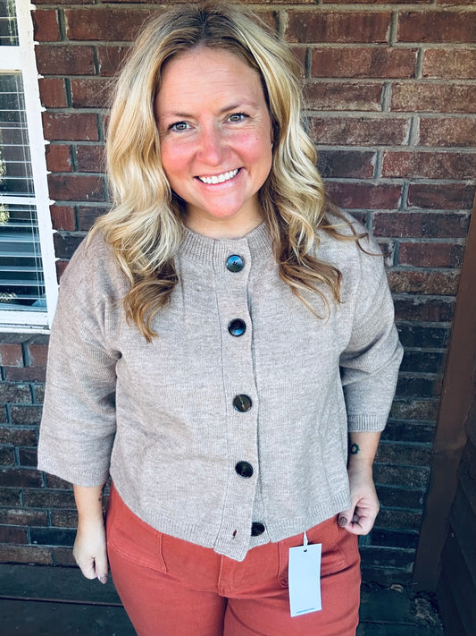 Mocha Knit Cardigan