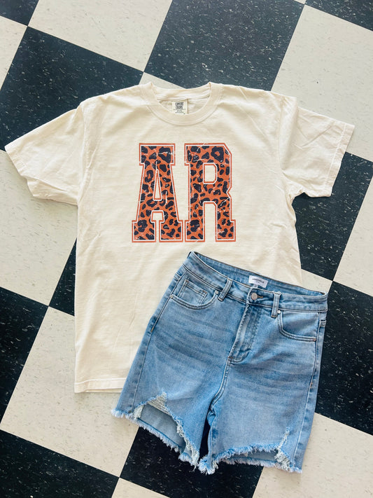 Distressed AR Leopard Tshirt