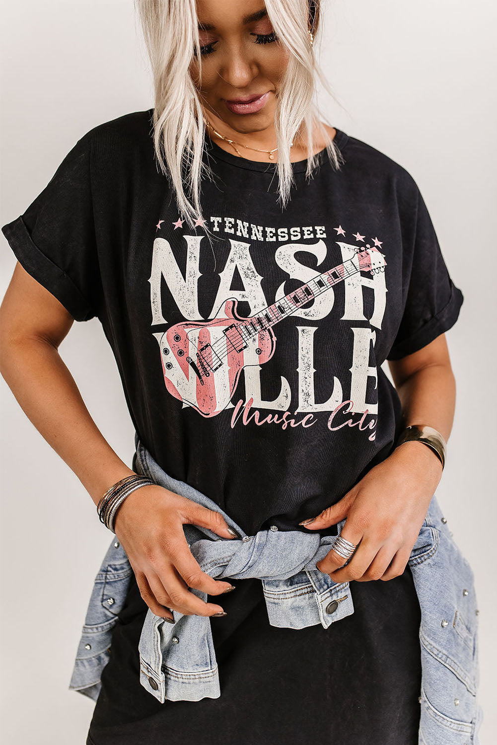 Black Nashville Music Festival Trending T-Shirt Dress