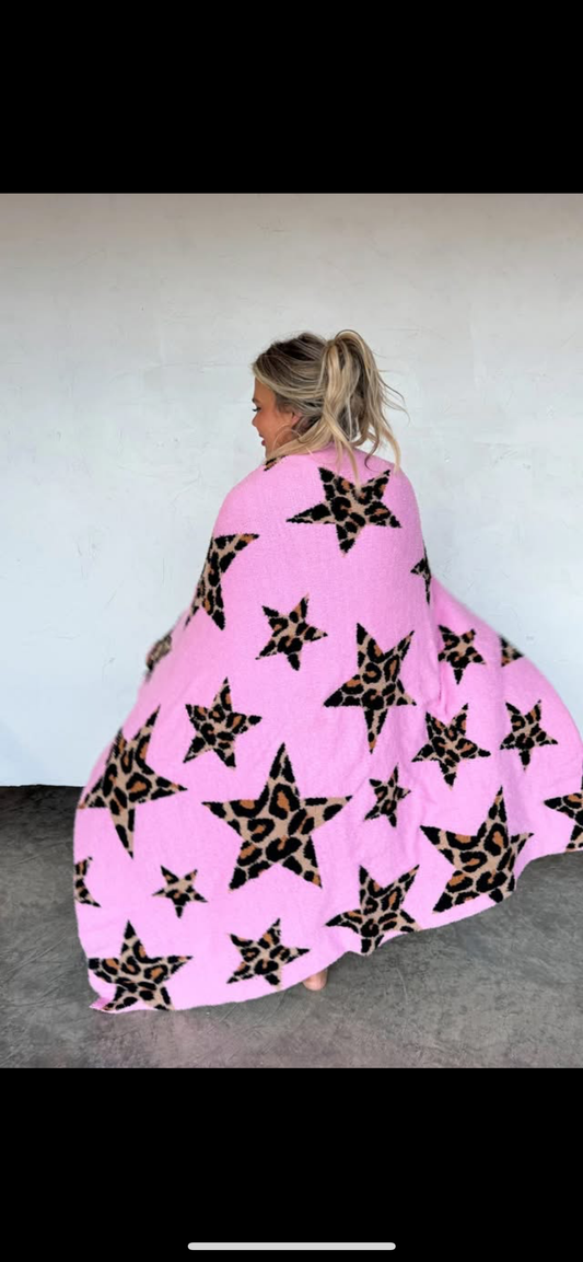 CHEETAH & STAR DREAM CLOUD BLANKETS