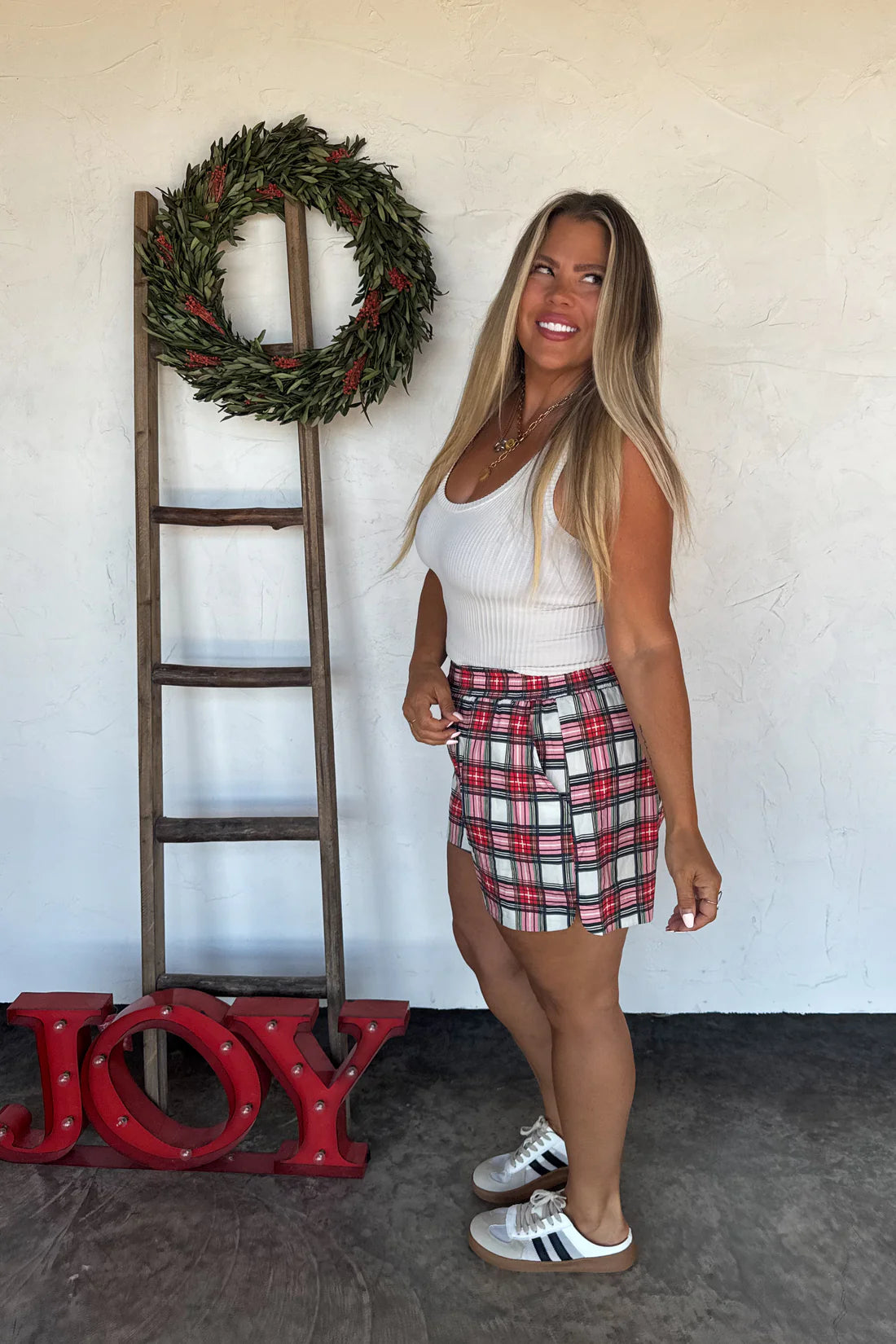 PREORDER- PLAID PRINTED SHORTS-ETA MID NOV