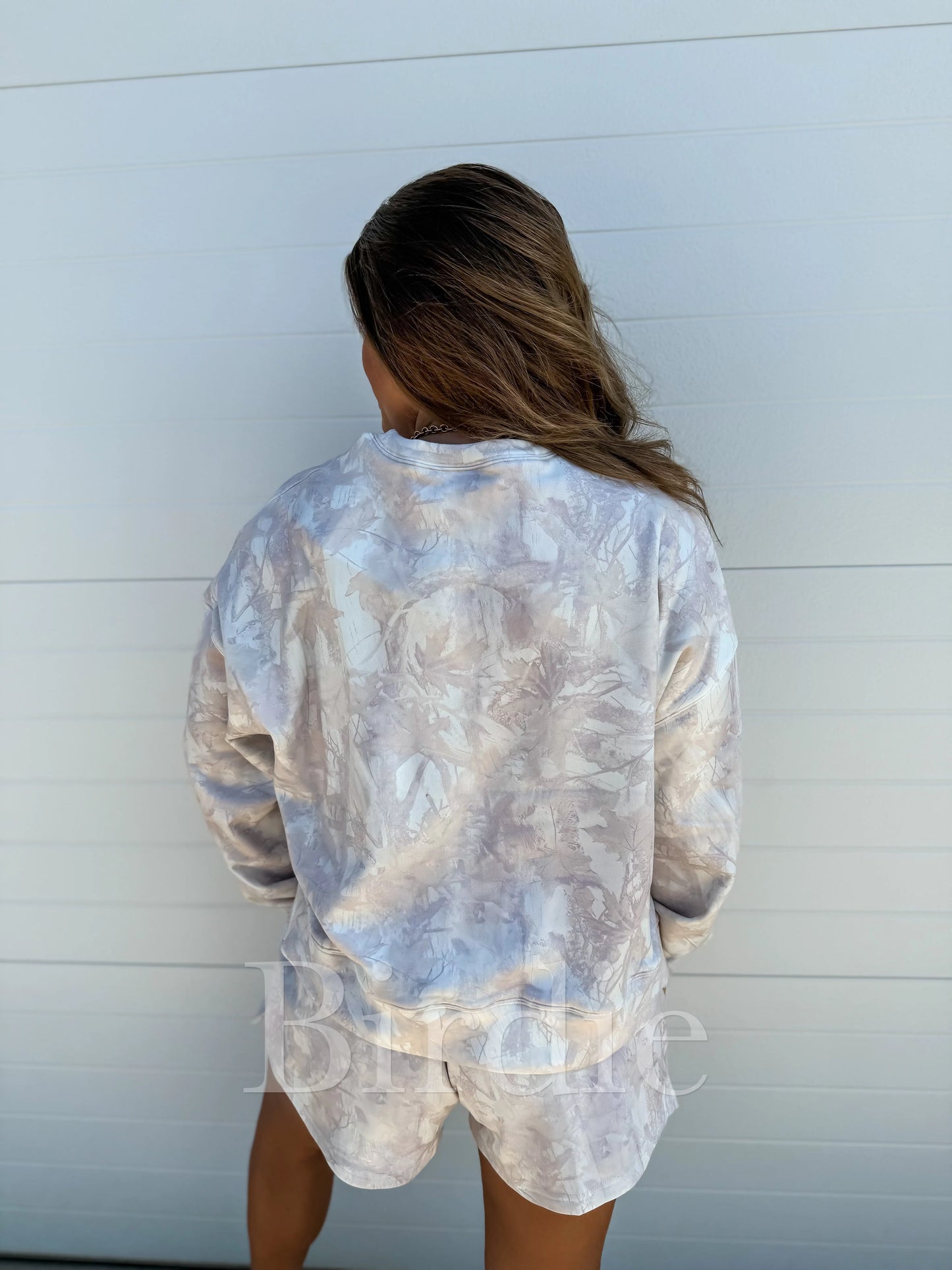 BIRDIE PREORDER The Butter Camo Set in Vanilla Cream