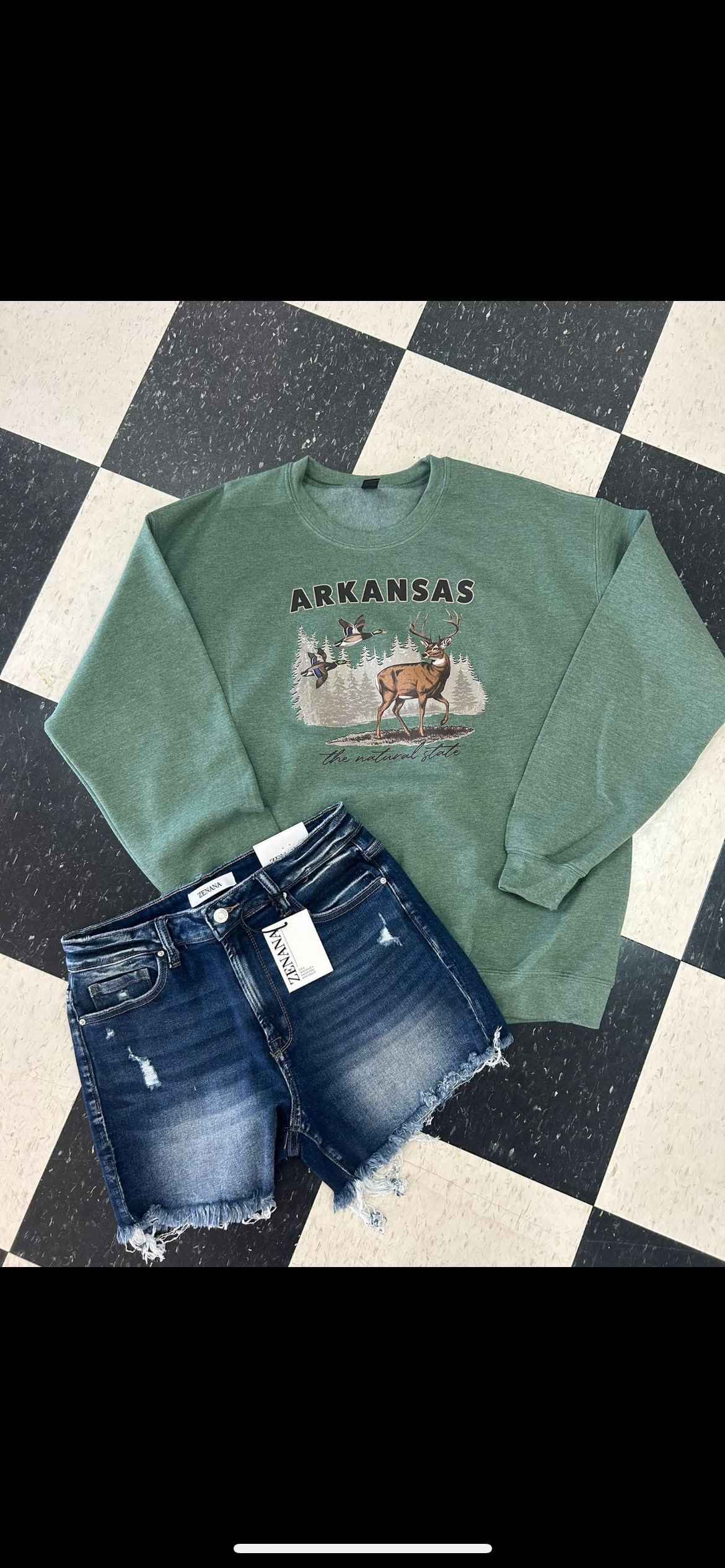 Arkansas The Natural State Sweatshirt
