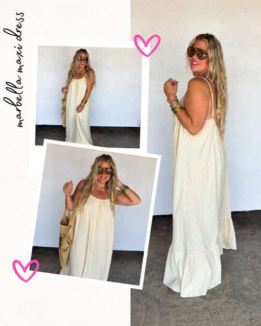 PREORDER- MARBELLA MAXI DRESS