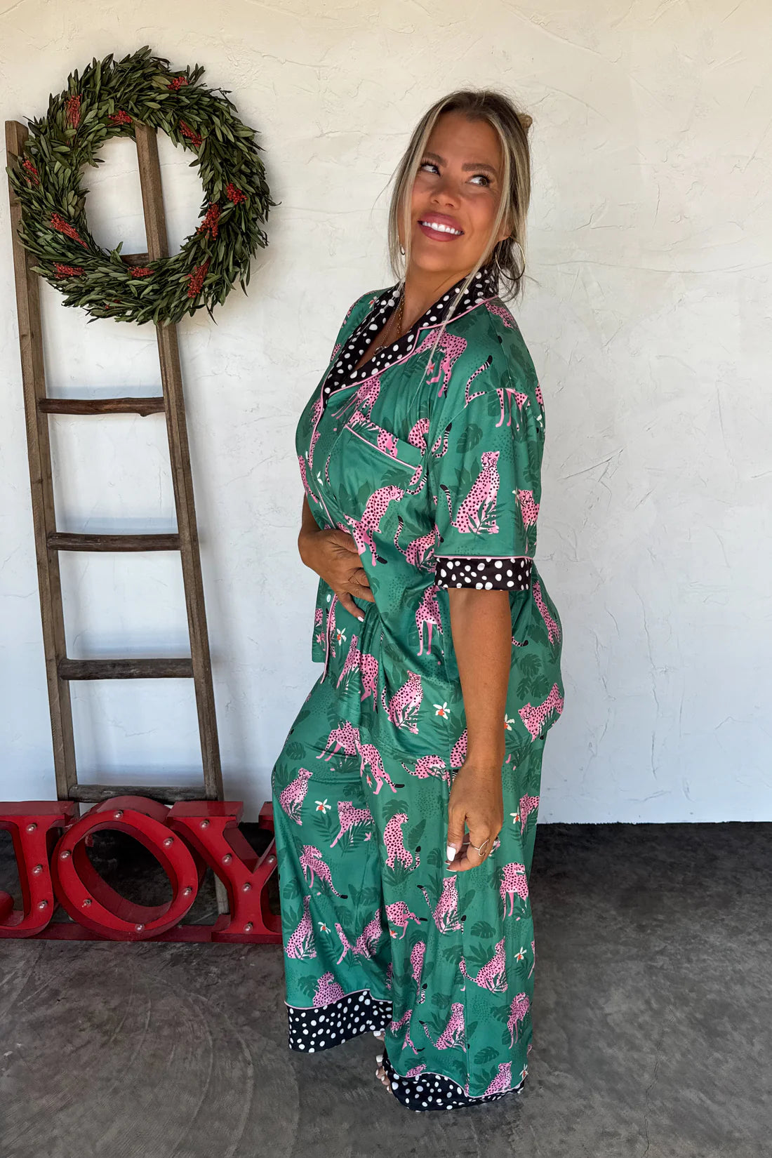 PREORDER- LEOPARD & CHEETAH STAR LUXE PJ SET-ETA MID NOV