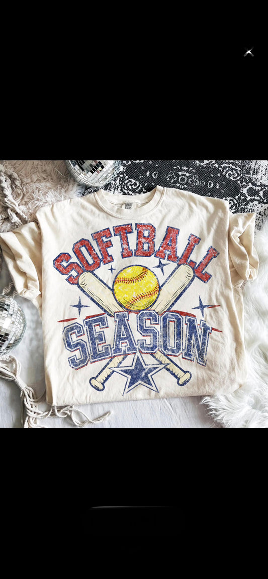 Vintage Softball/Baseball Tee