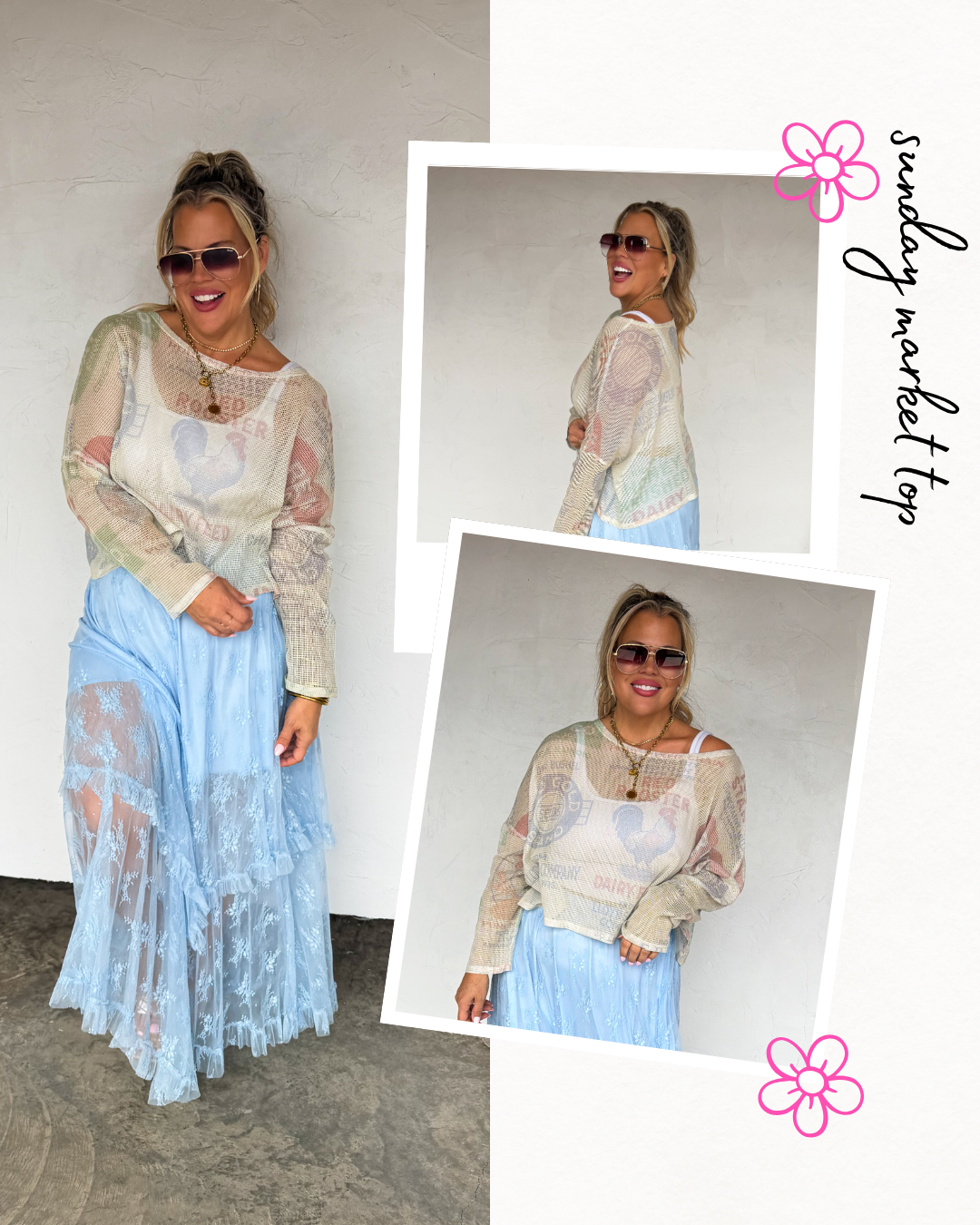 PREORDER- SUNDAY MARKET TOP💙💙