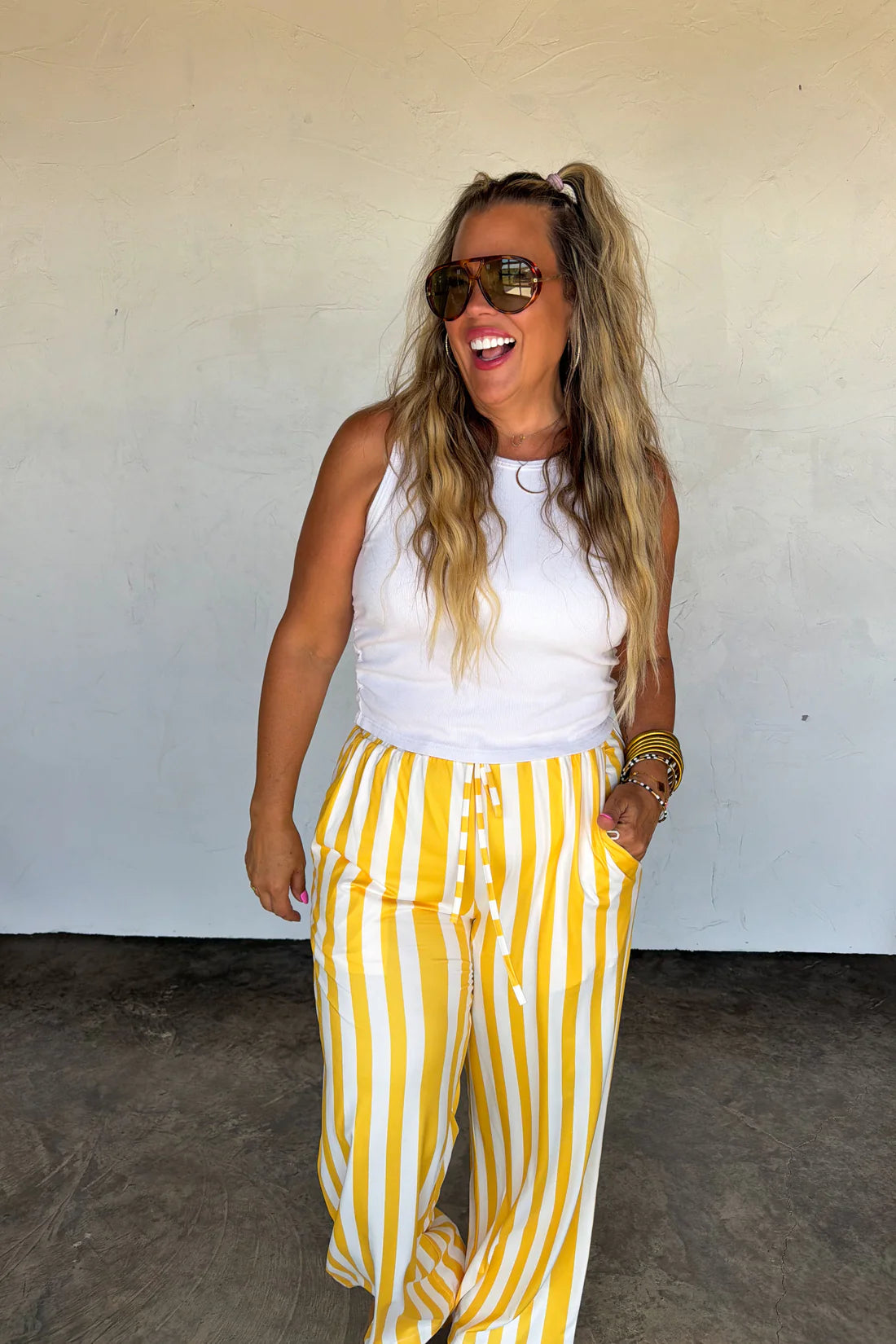 Game Day Haddie Wide Leg Pants-Preorder