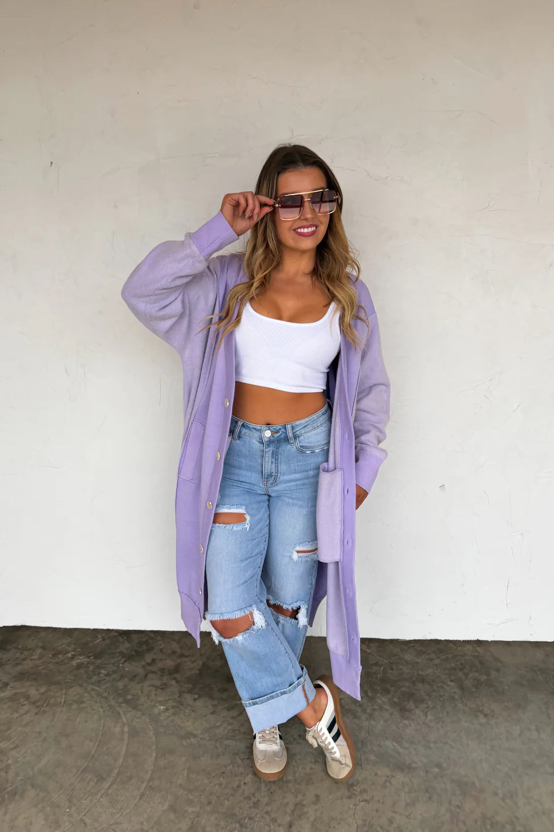 PREORDER- SPRING DESI SWEATSHIRT CARDIGAN