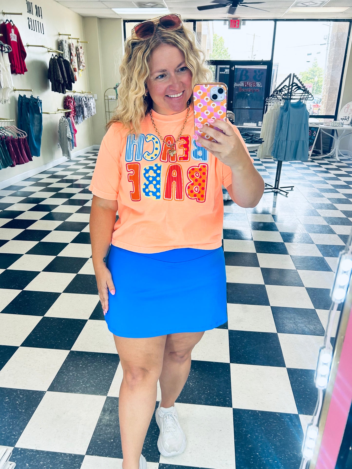 Beach Babe CC Semi Cropped Tee