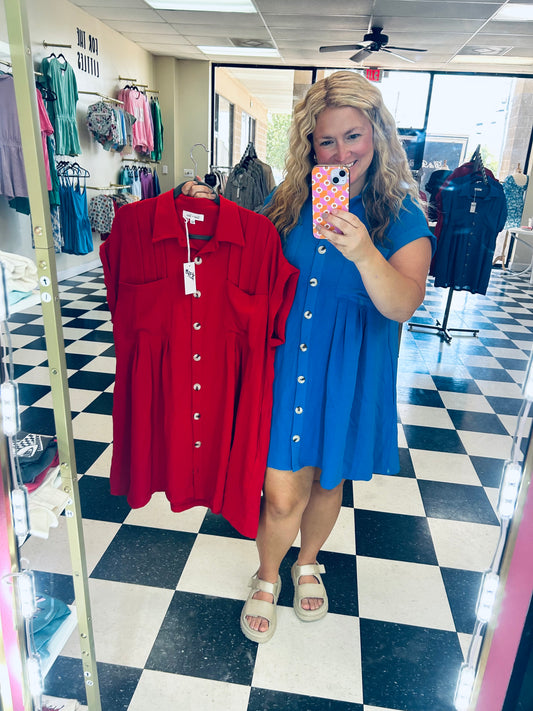 Game Day Shirt Dresses