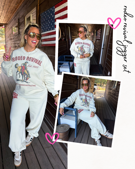 PREORDER- RODEO REVIVAL JOGGER SET