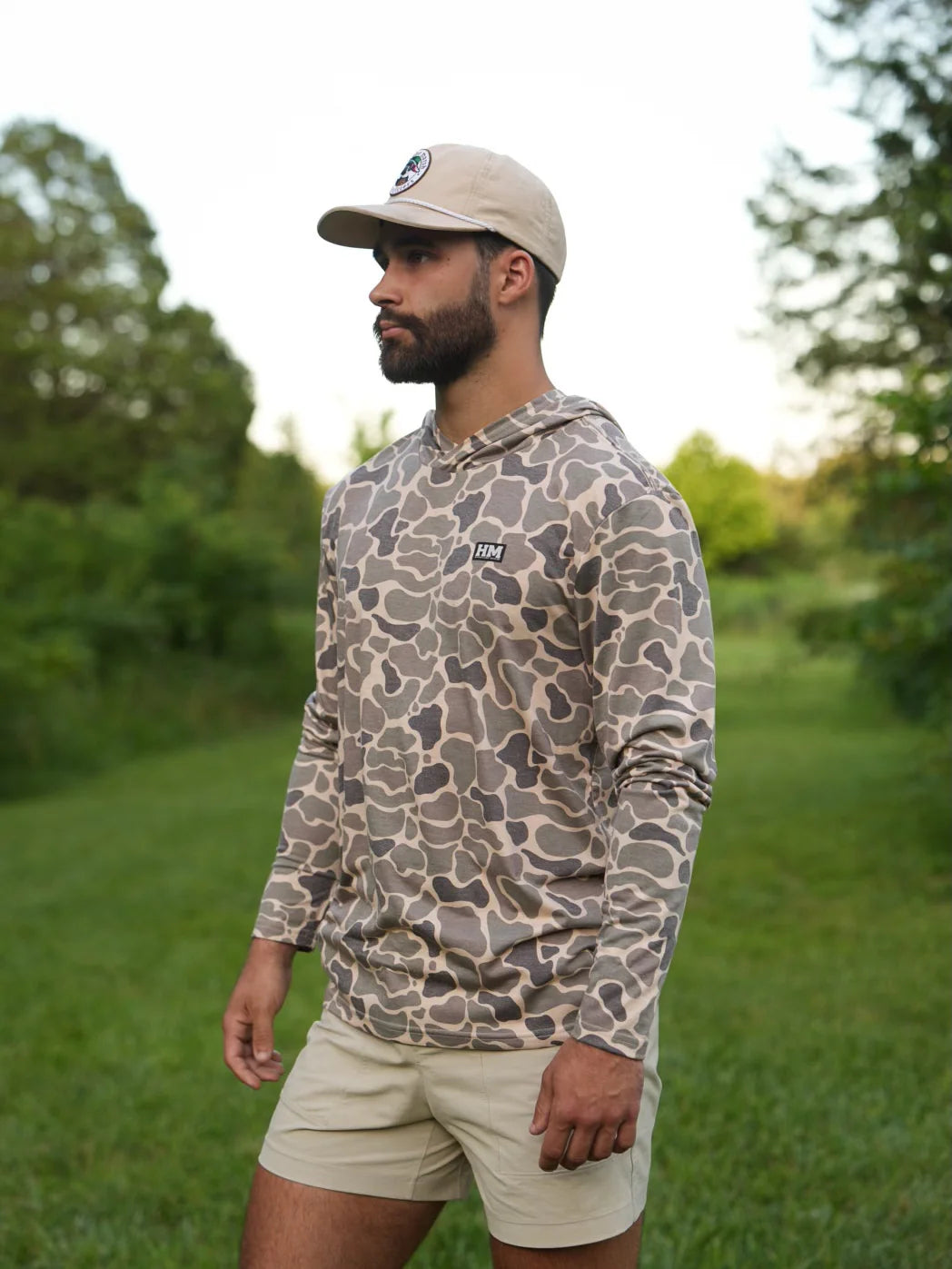 THE MIDWEST MARSH CAMO PERFORMANCE HOODIE