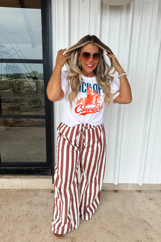 🤎🤎PREORDER- TAILGATE STRIPE BOXER PANTS🤎🤎 (ETA: Mid Oct)
