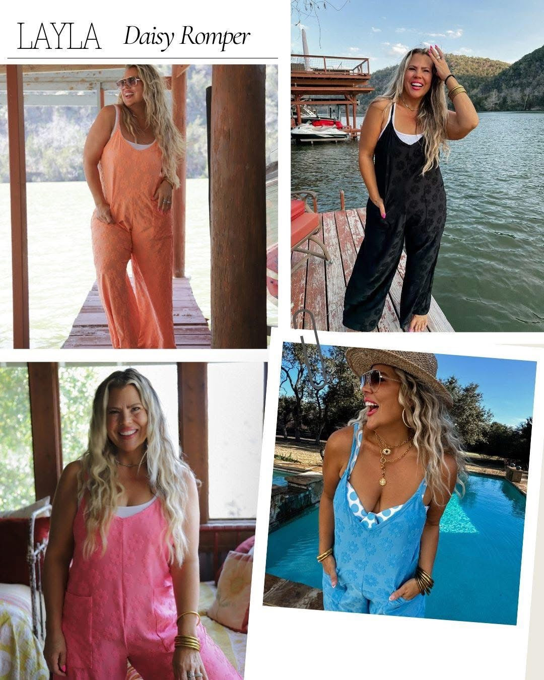 Layla Daisy Romper-Preorder