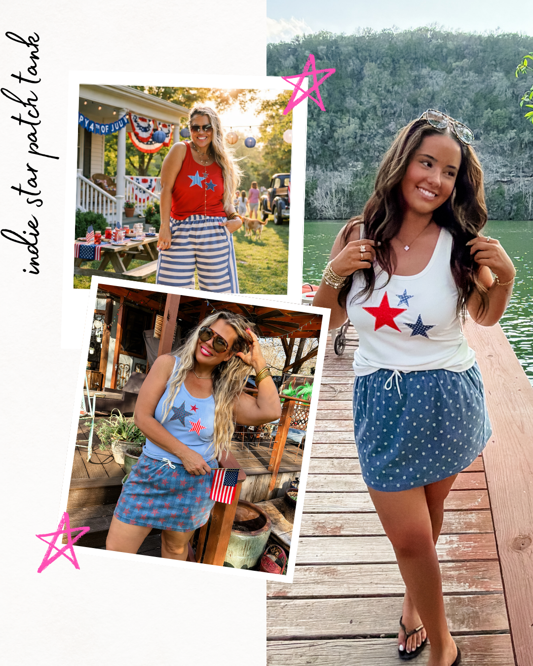 PREORDER- INDIE STAR PATCH TANK