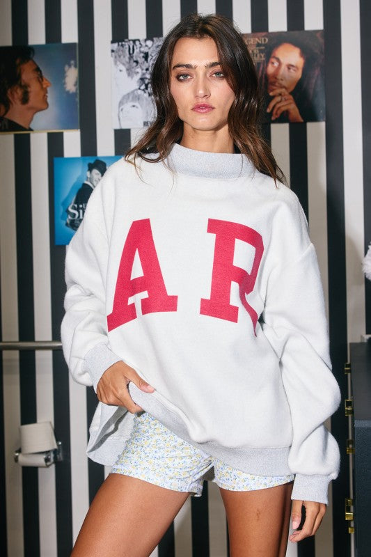 AR/Arkansas Reversible Sweatshirt- Preorder ETA Mid-End Sept