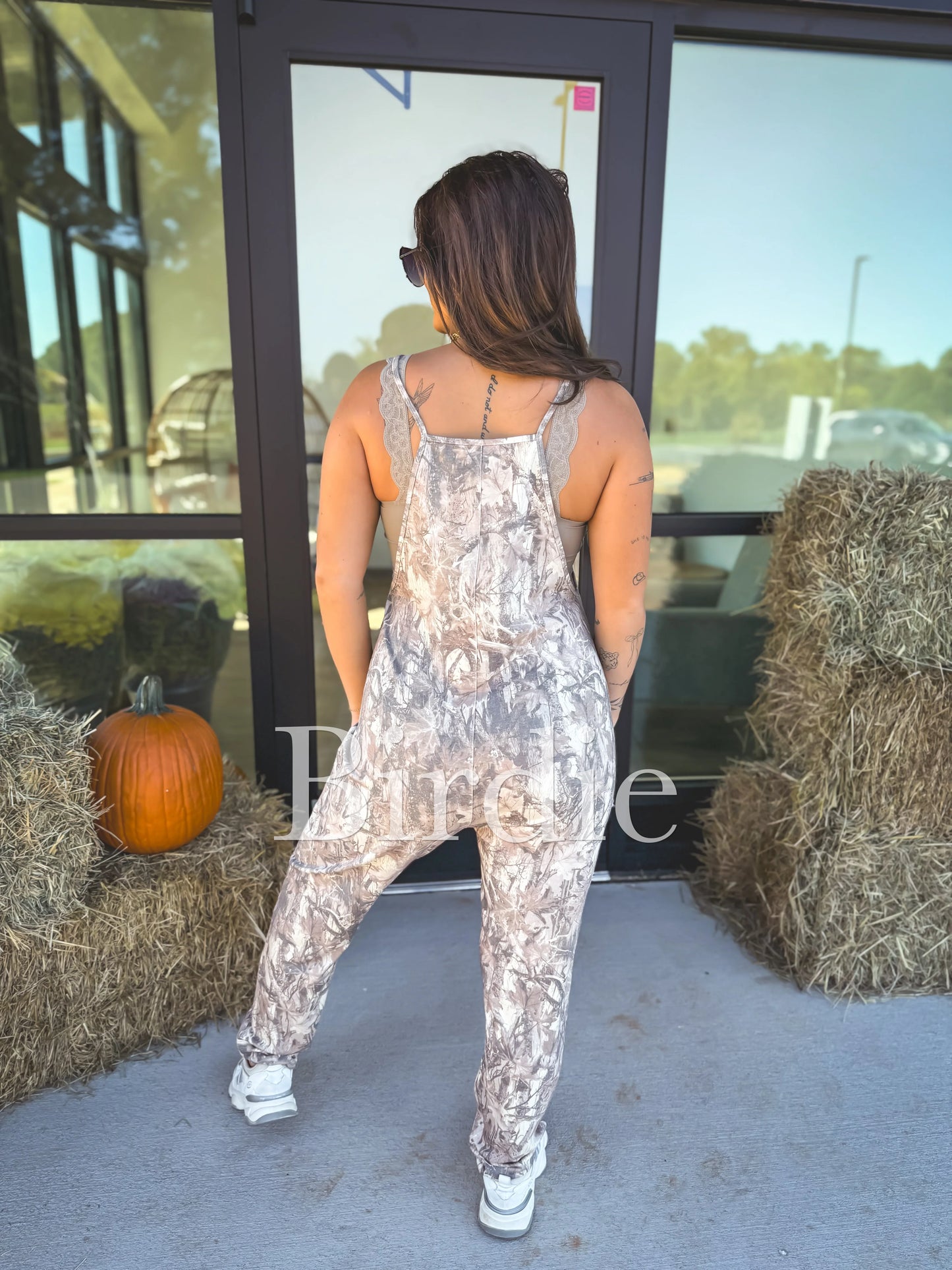 BIRDIE PREORDER One Piece Jumpsuit in Dark Camo-ETA December