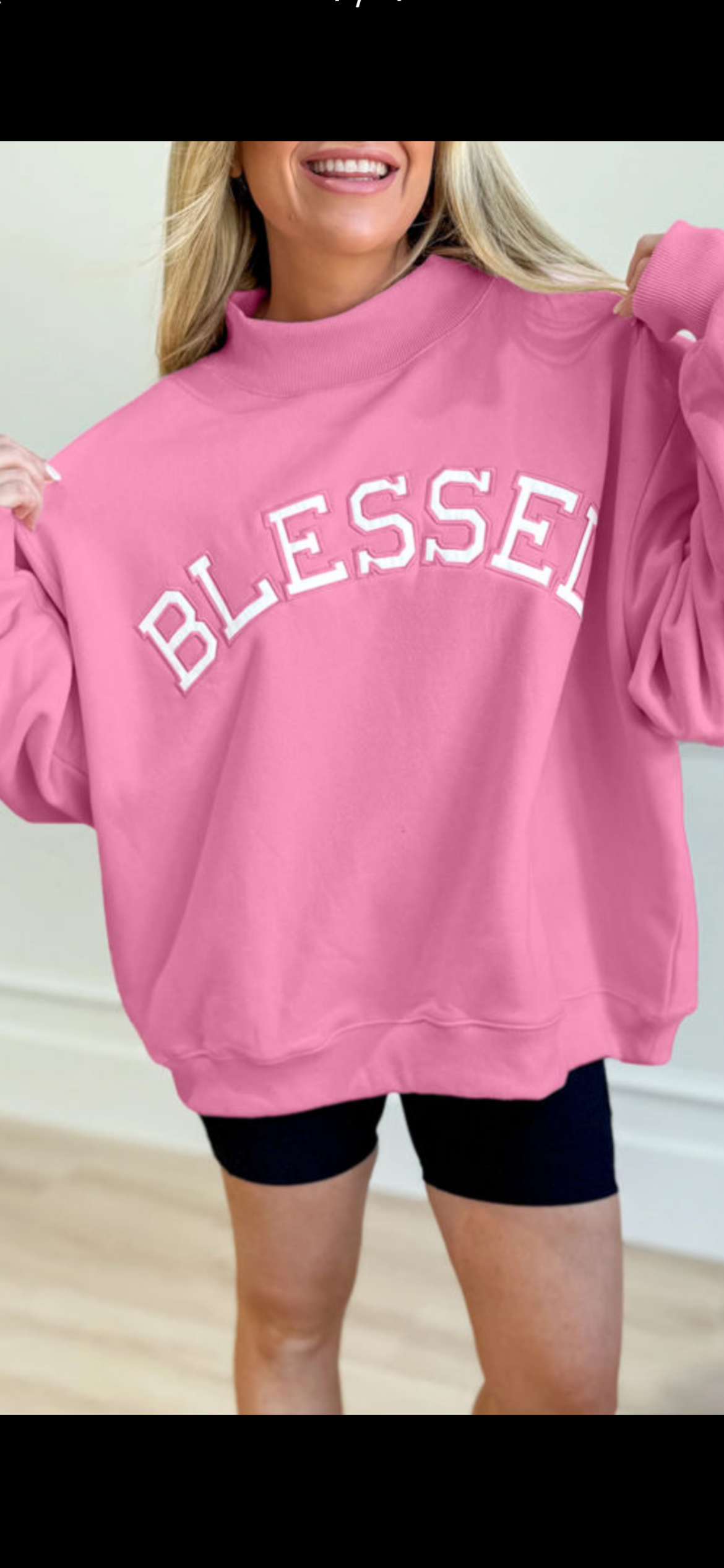 Blessed Mockneck Sweatshirts