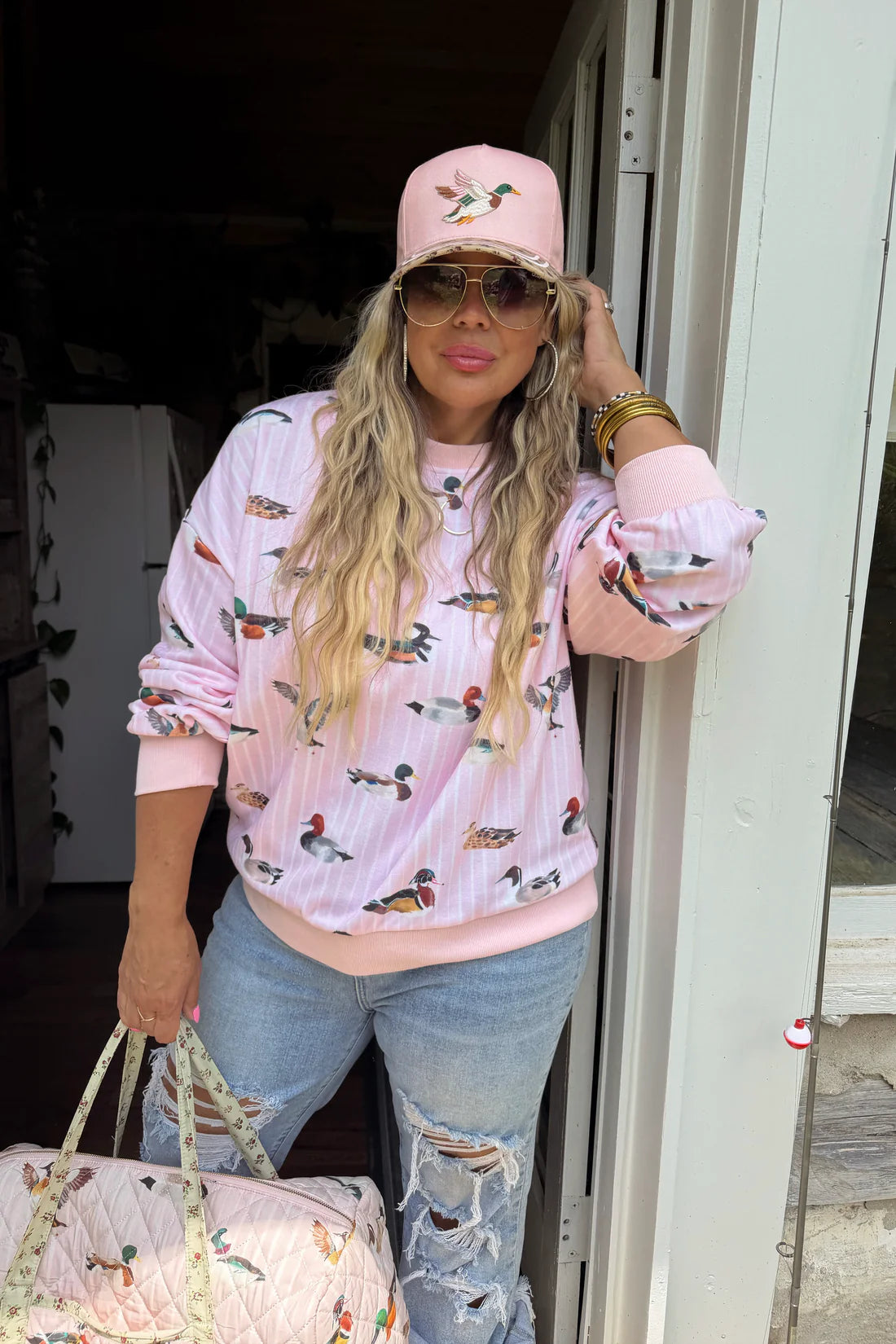PREORDER- PINK DUCK PULLOVER
