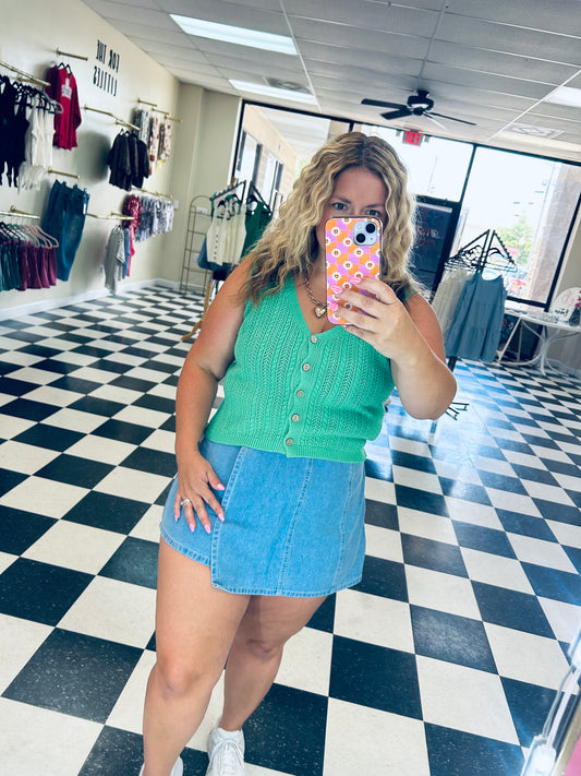 Denim Days Skort