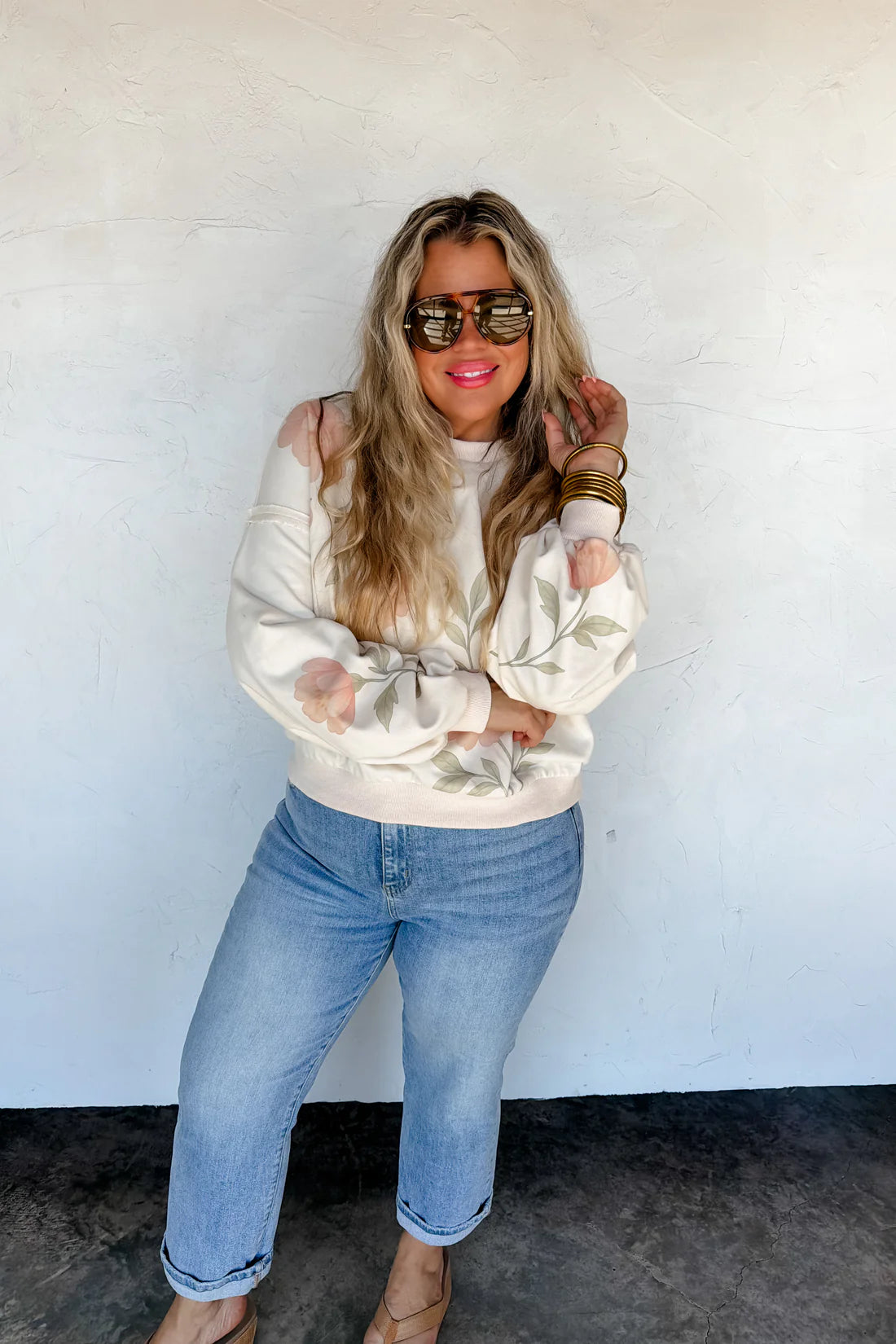 PREORDER- SPRING FLORAL PULLOVER