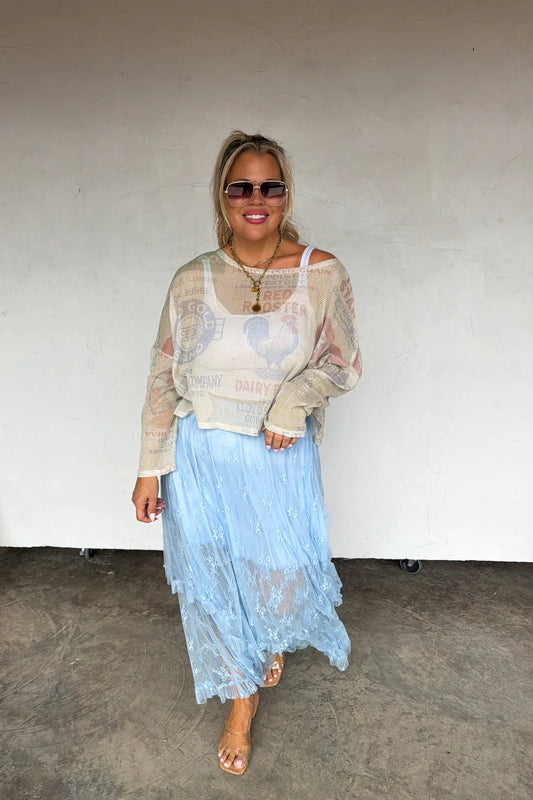 PREORDER- SUNDAY MARKET TOP💙💙
