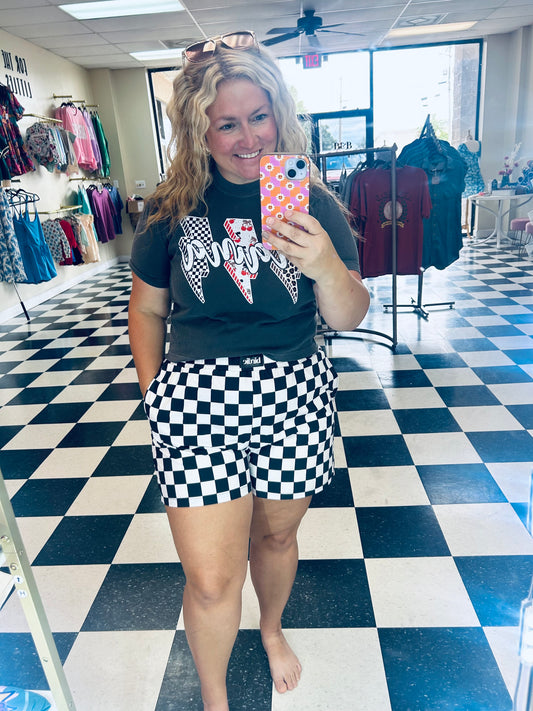 Checkered Boxer Shorts