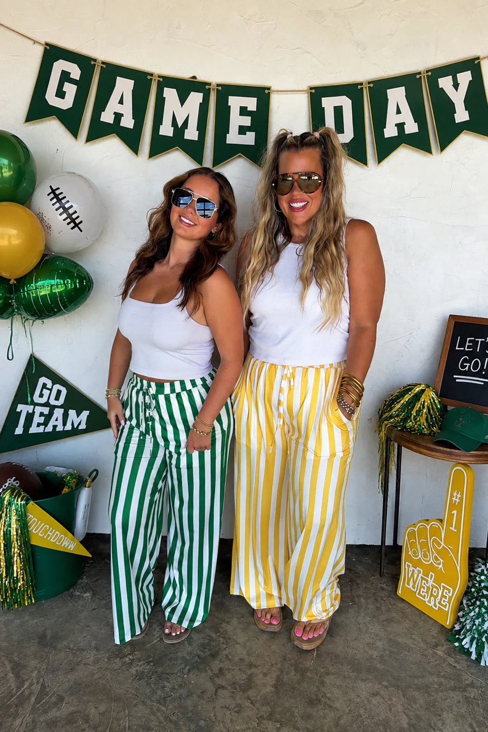 Game Day Haddie Wide Leg Pants-Preorder