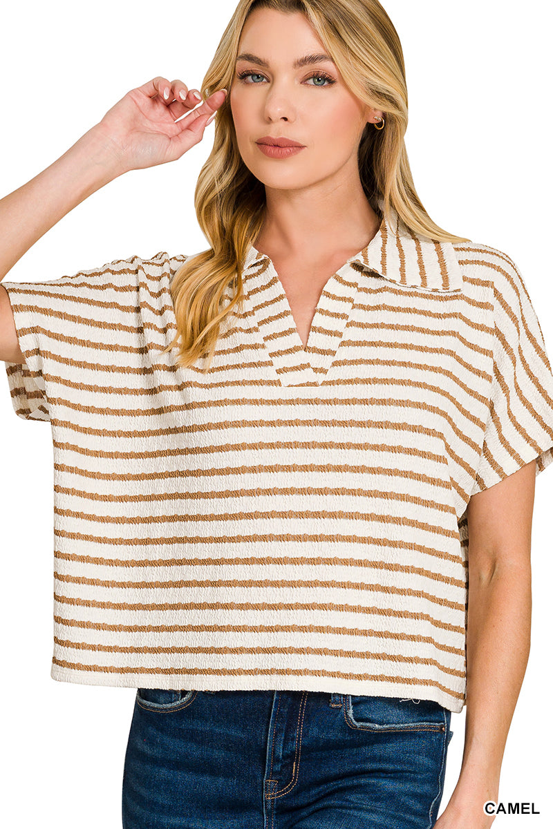 Zenana Striped Top