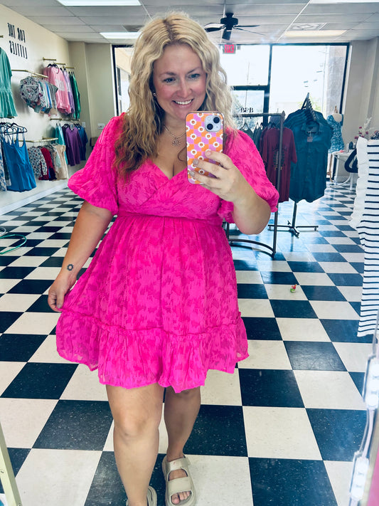Alexa Fuchsia Dress