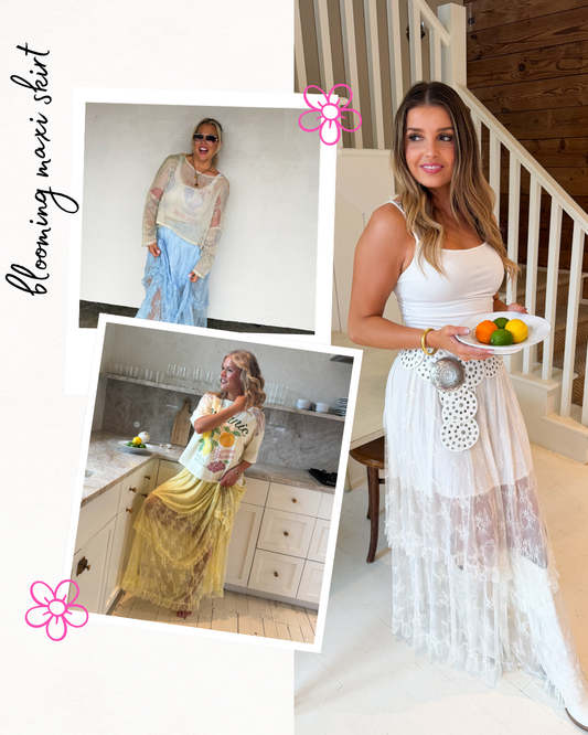 PREORDER- BLOOMING MAXI SKIRT✨✨