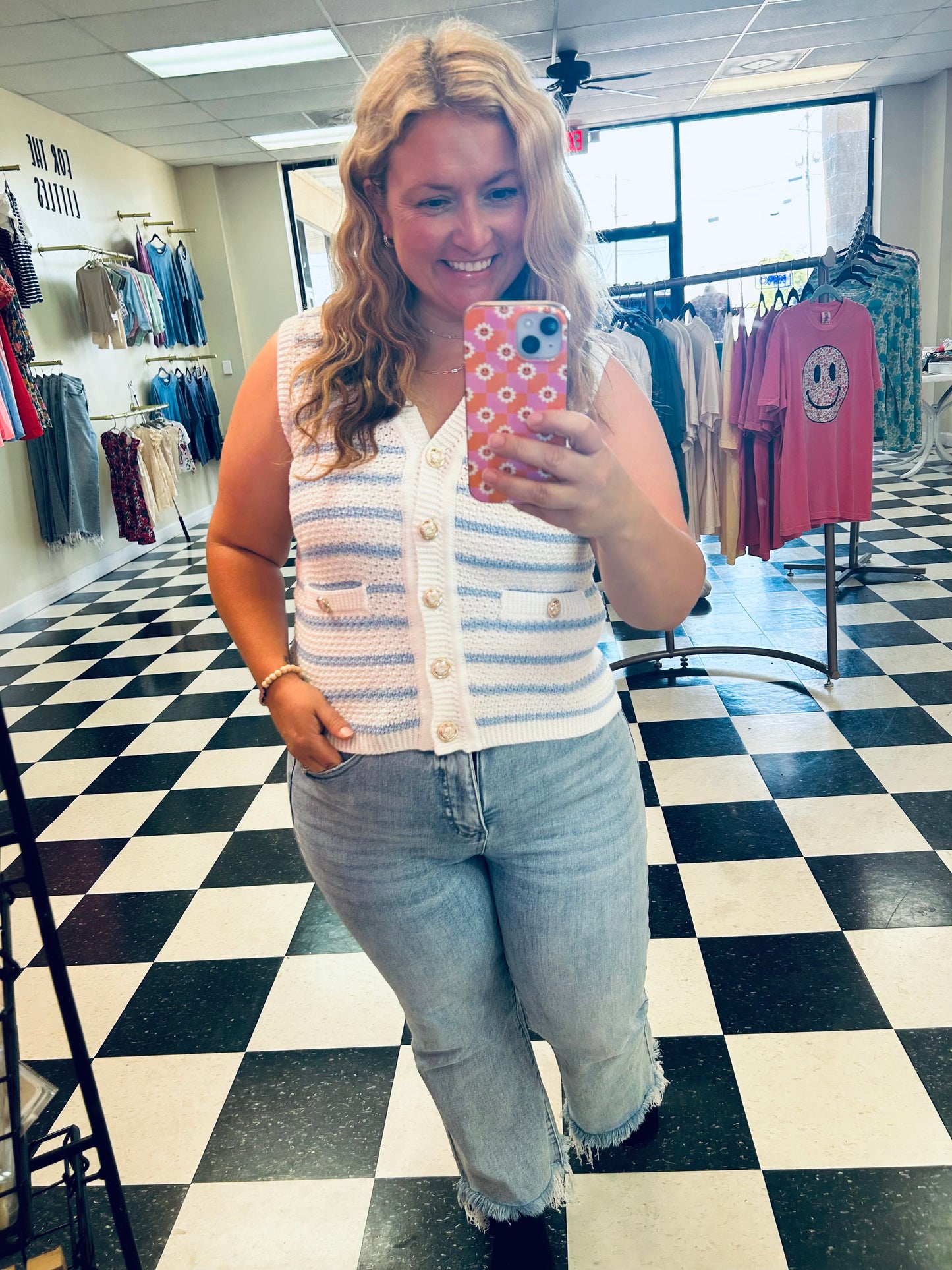 Chloe Striped Sweater Top