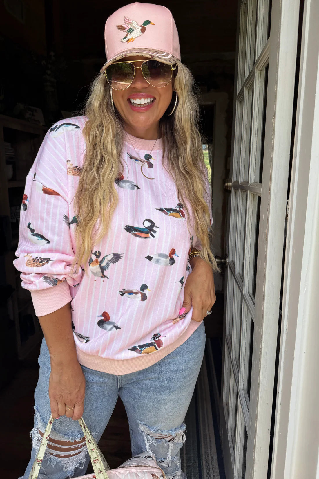 PREORDER- PINK DUCK PULLOVER